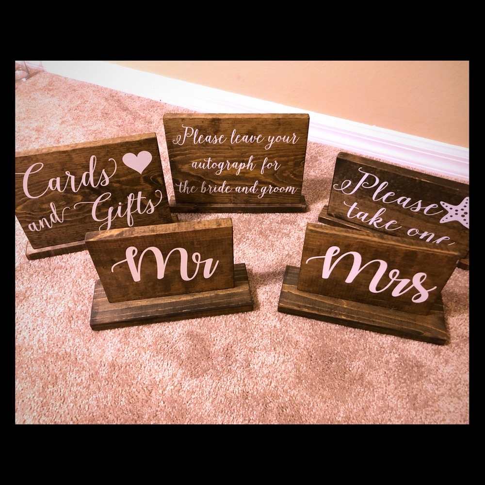 Beach Wedding signs